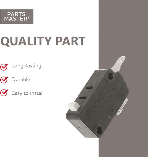 Parts Master Replacement for GE/Hotpoint/Haier Microwave Monitor Switch - Fix Countertop Microwaves