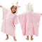 PINNKKU 3D Unicorn Hooded Towel, Ultrasoft & Absorbent Bath Towel for Babies,