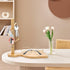 Wood Key Tray with 3 Stand Branch Vertical, Modern Cat Tray for Entryway Table, Valet Organizer for Livingroom, Bedroom