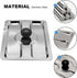 Toaster Cover, Stainless Steel Appliance Top Cover for Electric Bread Maker