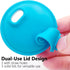 Qgond 6 6 3 3 2.13 Inch PCS Silicone Soda Can Lids, Reusable Can Covers in Colors with Straw Openings & Fully Sealed