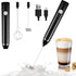 Dallfoll Milk Frother Handheld, USB Rechargeable Electric Foam Wand Maker for Coffee, 3 Speeds Mini Milk Foamer Drink