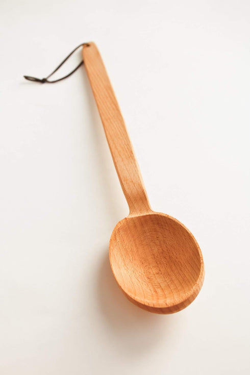 Heavy Duty Large Wooden Spoon, 18-inch Long Handle Cooking Tool for Stirring, Mixing, Nonstick