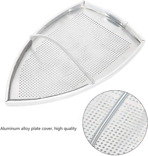 Pssopp Iron Shoe Cover, Full Steam High Temperature Resistance Aluminum Alloy Iron Cover Protector