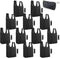 BeeGreen Black Reusable Grocery Bags Shopping Bags for Groceries 12 Pack Heavy Duty
