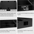 Coffee Station Organizer - New Upgrade Metal Coffee Bar Organizer for Countertop, Office Breakroom Tea Storage