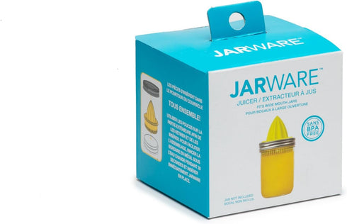 Jarware Yellow Juicer Lid for Wide Mouth Mason Jars
