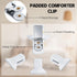 Padded Comforter Clips, White Padded Duvet Clips, Blanket Fasteners to Secure Bedding, Prevent Comforters From Shifting