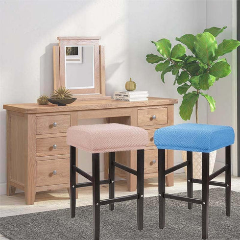 LIULIWEIFA Set 4/2/1 Counter slipcover,Green,1pcs Bar Stool Covers Rectangle of Saddle Bar Stool Covers Slipcover Stool