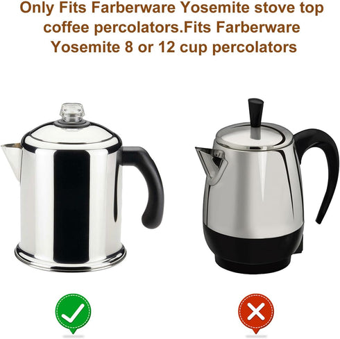 2 Percolators Pump Tube Spring Fits For Farberware Yosemite Stove Top Coffee Percolators - Pcs