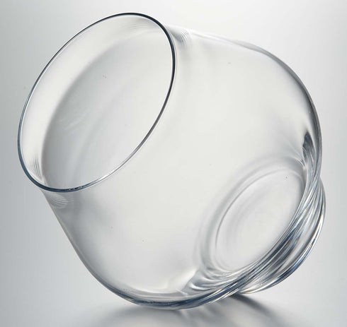 Luigi Bormioli Supremo 15.25 oz Pinot Noir Stemless Wine Glasses, Set of 2, Clear