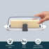 Countertop KITCHENDAO One-handed Airtight Butter Dish with Lid for and Refrigerator Door Shelf, Butter Holder with One