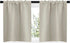 NICETOWN Blackout Curtains for Living Curtains, Room Darkening Window Curtain Panels, Easy-Care Solid Thermal Insulated Draperies/Drapes for Daughter Room (Natural, 2 Panels, 29 by 20) by NICETOWN