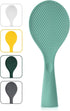 FireKylin Rice Paddle, Silicone Standing Rice Spatula, Non Stick Rice Spoon for Rice Cooker (Aqua)