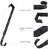 Adjustable Over The Door Wreath Hanger, 14.9 to 25 Inches, Wreath Holder for Front Door Decor, Black