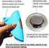2PCS Bathtub Stopper Hair Catcher Kit, Silicone Drain Stopper for Bathroom, Laundry, Tub Strainer