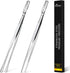 Hotec Stainless Steel Kitchen Tweezers, Professional Tongs for Cooking, Extra-Long Food Tweezers, Set of 2