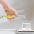 Set (30 oz/850ml) ZILJJ Clear Bedside Water Carafe with Tumbler Glass for Bedroom, Mouthwash Decanter for Bathroom