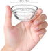 Set of 10 Mini Prep Bowls, 2.36 Inch Small Glass Bowls, Stackable Clear Pyrex for Prep, Dessert, Dips