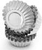 Non-Stick Egg Tart Molds, Carbon Steel Mini Baking Cup, Reusable Round Muffin Cups for Pies, Desserts