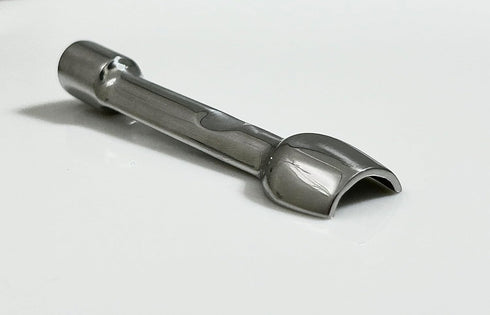 brocoli Mini Stainless Steel Scoop and Tamp Tool for Dry Herbs Spices Powder Salt Glitter by