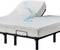 Waterproof Split Top King Mattress Protector, Fitted Sheet Style with Elastic Deep Pocket for Adjustable Bed