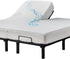 Waterproof Split Top King Mattress Protector, Fitted Sheet Style with Elastic Deep Pocket for Adjustable Bed
