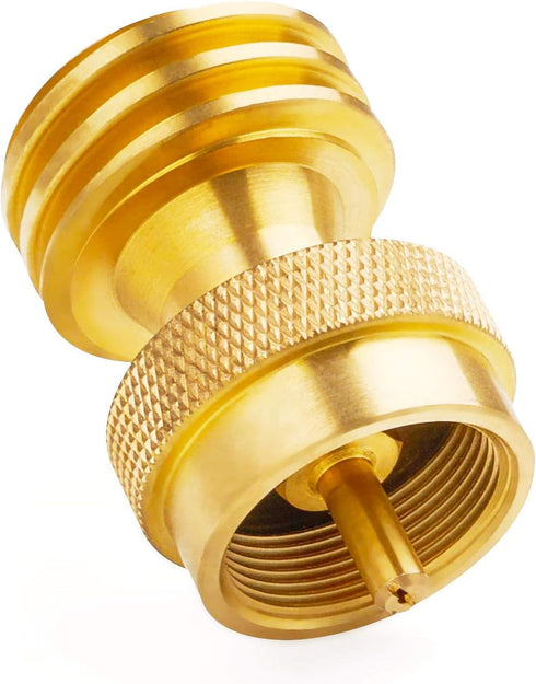 YOUHO 1lb Propane Tank Adapter for Disposable Cylinder, 1lb to 20lb Adapter for BBQ Grill Propane