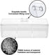 Qtip Holder Dispenser, 2 Layer Cotton Ball Holder for Bathroom Vanity Countertop Storage and Jewelry Organizer