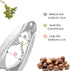 2 Nut Crackers Walnut Cracker Heavy Duty Shell Cracker with PCS Forks/Picks Stainless Steel Seafood Crackers Nutcracker