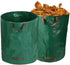 MHXWNHA 2-Pack 80 Gallon (33H x 26D Inches) Reusable Standable Yard Waste Bags