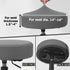 4 Dia.14-16, 4 Counts, BUYUE pcs Bar Stool Covers Luxury Crease-Resistant Jacquard Fabric Stretch Washable Vanity Stool