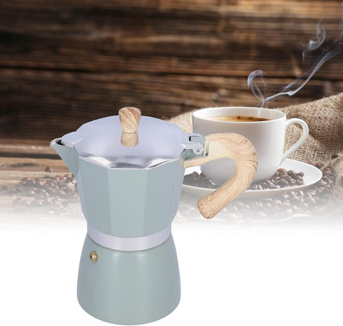 Coffee Maker with Easy To Remove Rapid Heating for Office, Lake Teal Coffee Pot