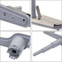 154567702 Dishwasher Spray Arm Assembly, Lower with Heat Shield, Replaces 5304507175, 154567701, Gray