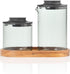 Set AdHoc Milk & Sugar Impact - Cream Pitcher Made from Borosilicate Glass - Sugar Bowl with Silicone Lid - Tabletop