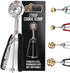 GORILLA GRIP Stainless Steel Cookie Scoop, 2 TBSP, Multipurpose Melon Baller and Meatball Spring Scoops, Black