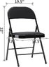 bricia 12 PCS White Stretch Spandex Folding Chair Slipcovers, Dining Room Chair Covers Stretch Chair Slipcovers