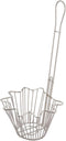 Winco TB-20 Taco Salad Bowl Fry Basket, Round, Chrome, 18" Hdl TB-20-Round, Medium