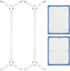 Morcheiong 2 Pack Bed Sheet Fasteners Straps, Adjustable Holder Bands with Clips for Bedding Tie Downs
