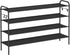 SONGMICS Shoe Rack, 4-Tier Shoe Organizer, Fabric Shoe Shelf Storage with 4