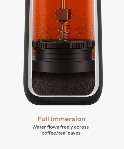 BENFUCHEN Portable 320ML French Press Coffee Maker, Vacuum Insulated Bottle with Unique Filter for Camping