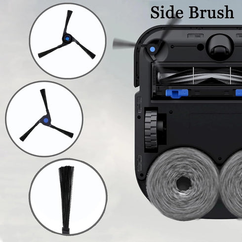 18pcs Accessories Kit for Ecovacs Deebot X2/X2 Omni/X2 Pro/DEX86 Vacuum Cleaner Replacement Parts