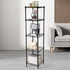HESESOH 5-Wire Closet 11.8" 11.8" 50.5" Shelving Adjustable Shelves, Standing Storage Shelf for Laundry Bathroom