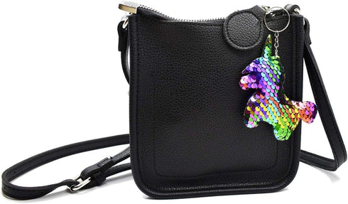 TTSAM 20 Pieces Reversible Mermaid Sequin Keychain, Glitter Flip Sequin Keychains Animal Shape for Party Events Gift