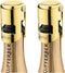 Champagne Stoppers with Stainless Steel Champagne Bottle Stopper, Food Grade Silicone Reusable Cork, Saver for
