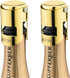 Champagne Stoppers with Stainless Steel Champagne Bottle Stopper, Food Grade Silicone Reusable Cork, Saver for