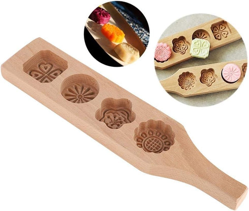 Mid-Autumn Festival Mooncake Wood Pastry Making Tools - Bean Cake Ice Skin Baking Tools