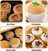 200 PCS Standard Size Cupcake Liners, Greaseproof Muffin Wrappers, Paper Holders for Parties and Bakery Gifts