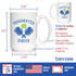 Funny Pickleball Coffee Mug Gifts for Women and Men - Designated Dinker - Large 15oz White Ceramic Mug