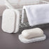 Yadream 4PCS White Soap Holder PadBPA-Free Savers Pads for Soap Dish,Easy to Clean Soap Lifting Pads Suitable